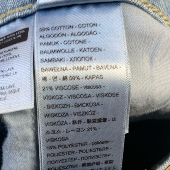 Levis 314 Shaping Straight Light Wash 31W/32L Stretchy Denim Jeans High Rise 70s - Picture 11 of 15